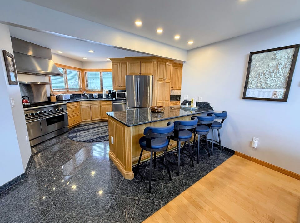 Main level Kitchen and Dining Areas
