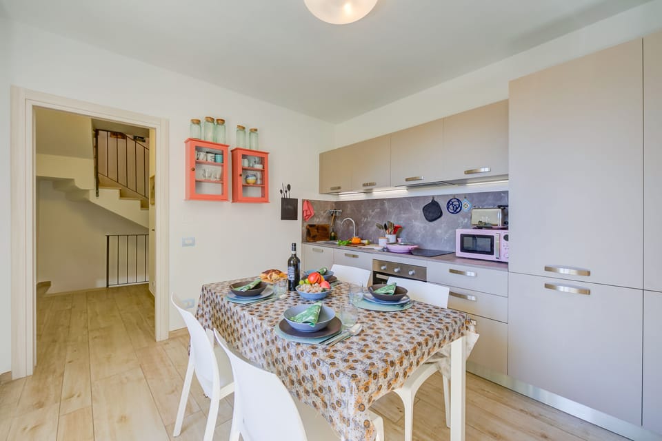 Kitchen and dining area