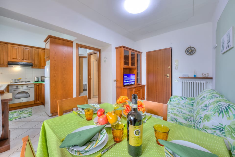 Kitchen and dining area