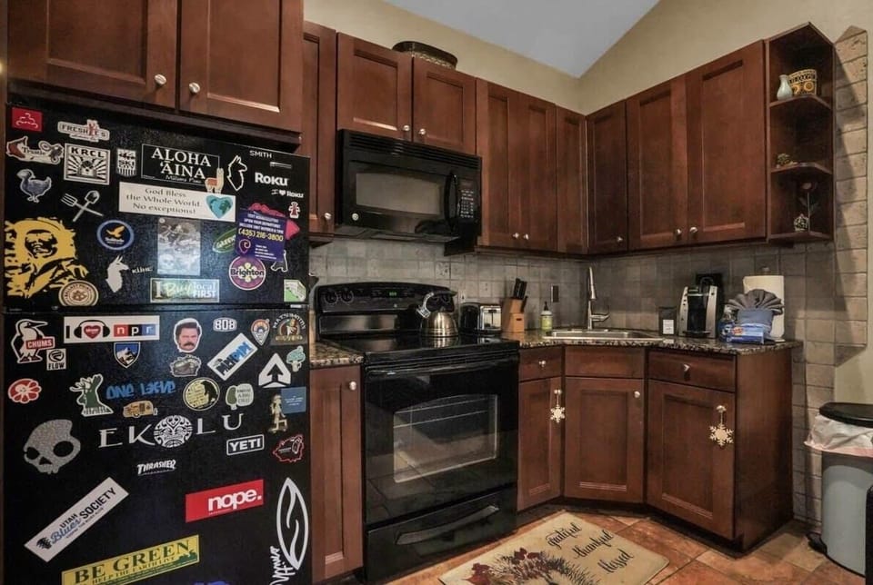 The kitchen is fully equipped with all the cooking essentials you will need to prepare a delicious meal.