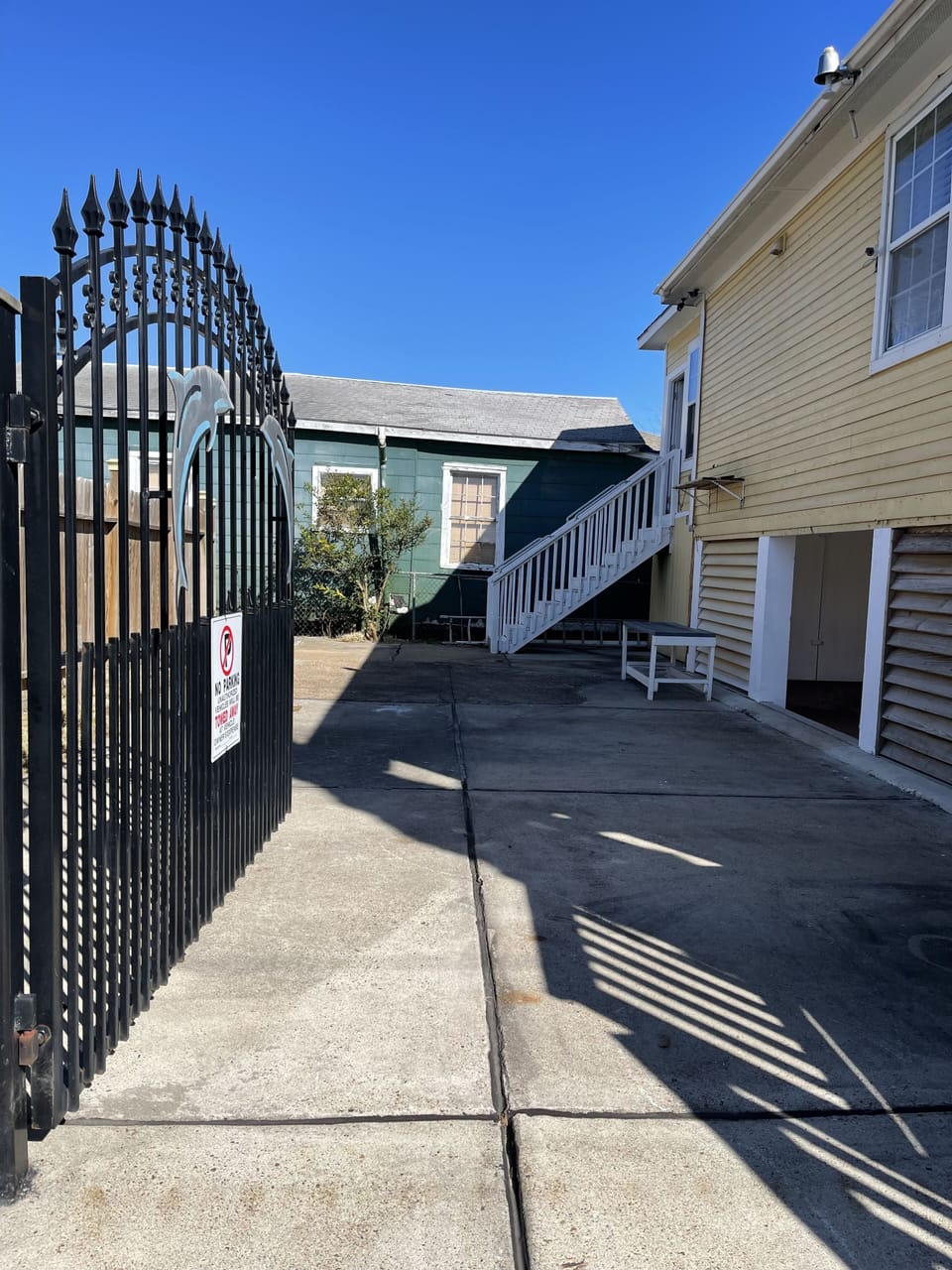 Gated parking space available for up to two cars or even a RV 