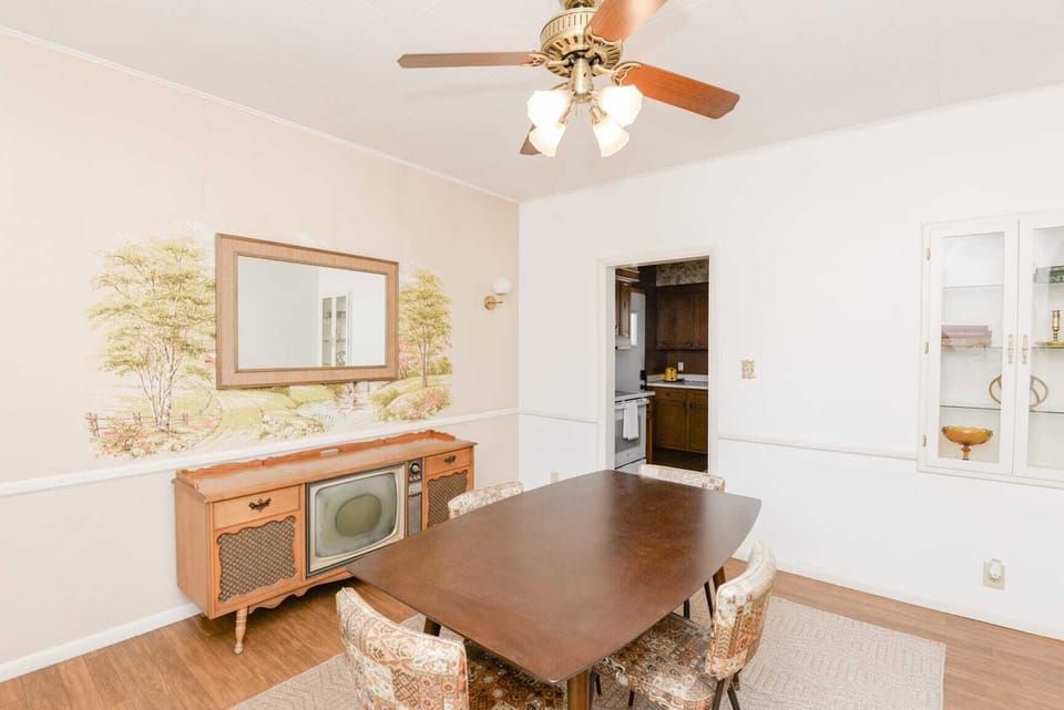 Dining Room right off of the kitchen