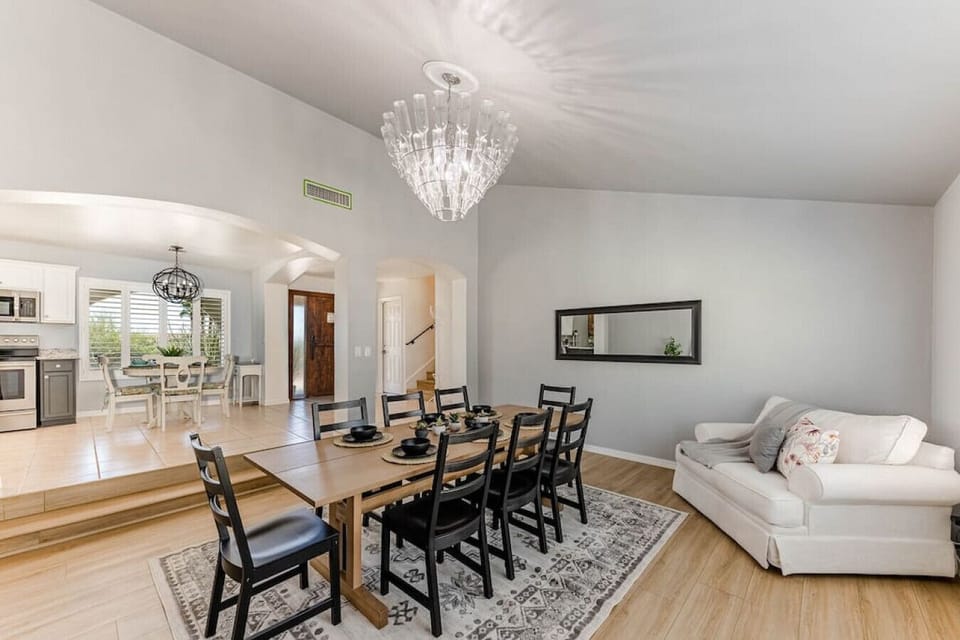 dining and living space for gatherings