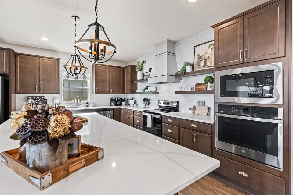 Open-concept kitchen designed for gathering and entertaining