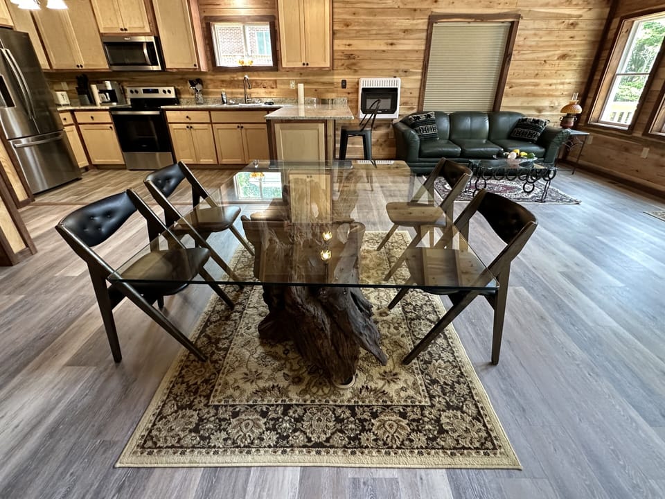 dining table.  extra chairs available 
