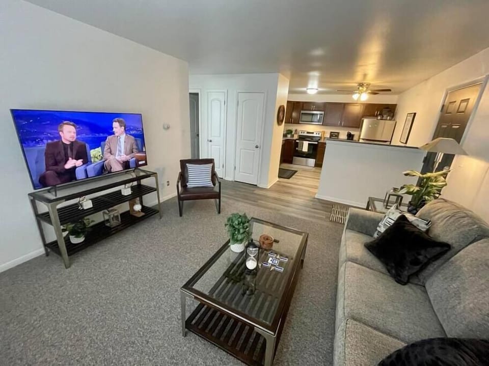 Large Living Area with Designer Furnishings