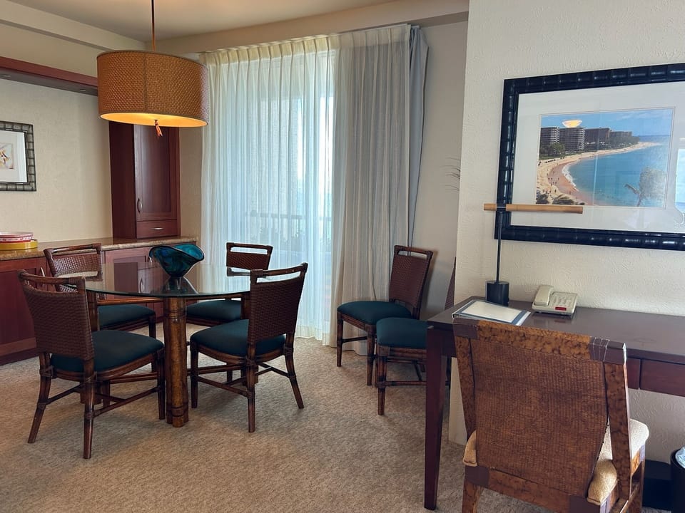 Dining area and desk