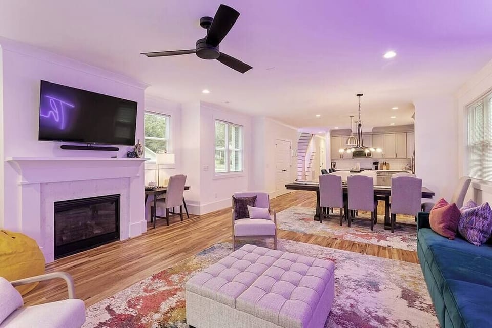 open concept living area