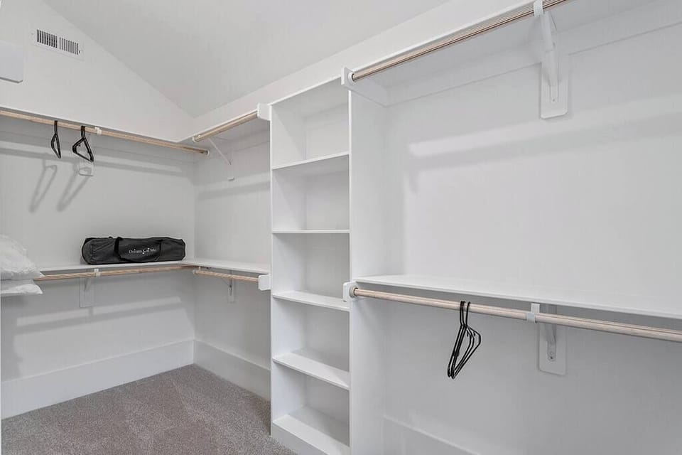 master closet + pack-n-play