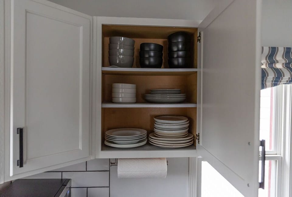 Fully stocked kitchen