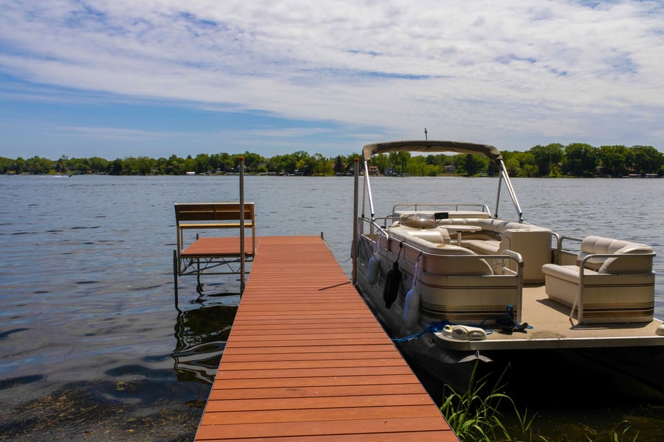 Pontoon Boat is available May - Oct (weather dependent) $200/ day rental