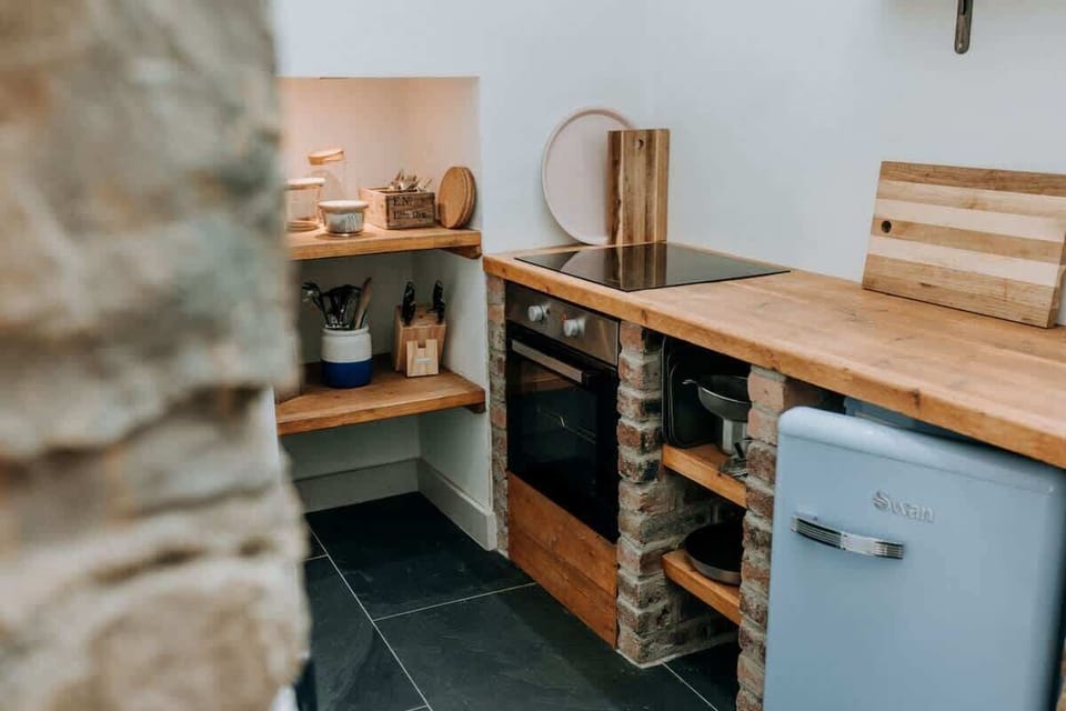 Cosy kitchen for preparing meals