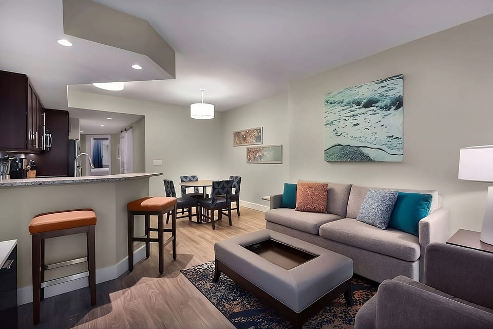 Gather for games and conversation in this open, airy space.
