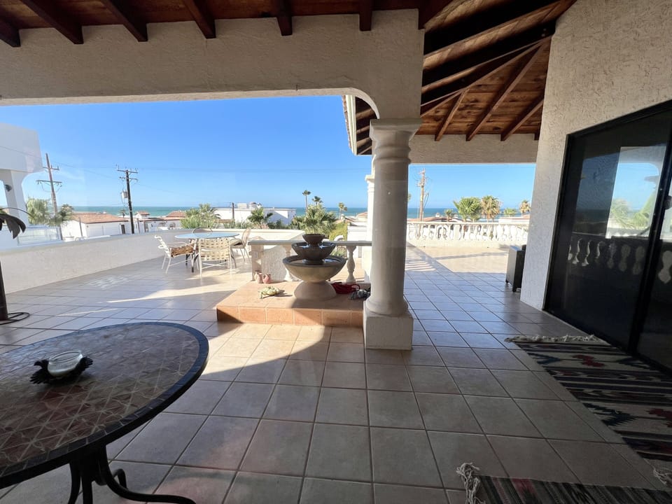 Patio located upstairs to enjoy all that Rocky Point has to offer. 