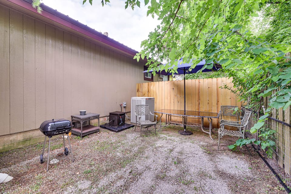 Fenced Backyard | Charcoal Grill
