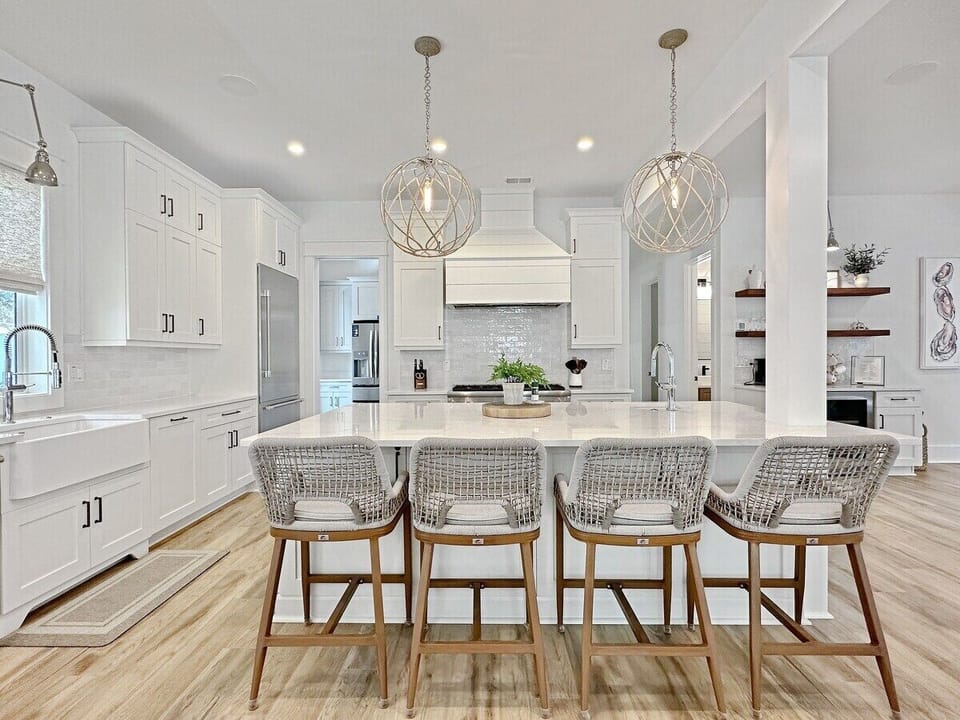 Palms Paradise Kitchen Island