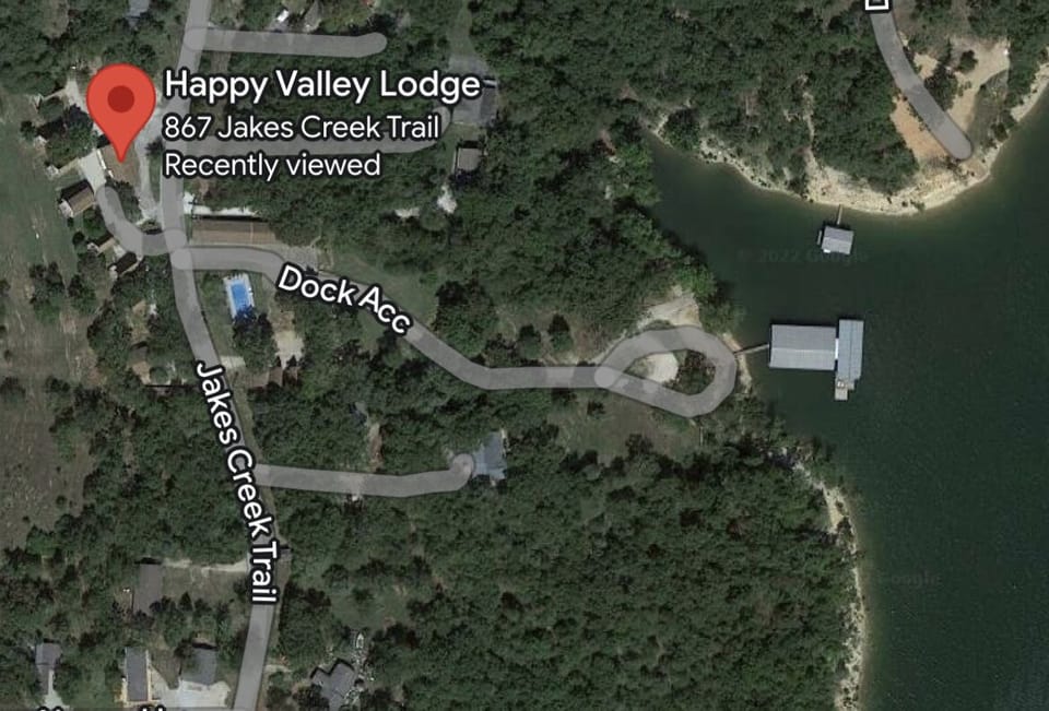 Layout of Happy Valley Lodge