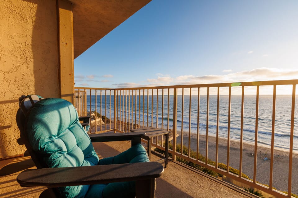 Enjoy endless ocean views from your private balcony.