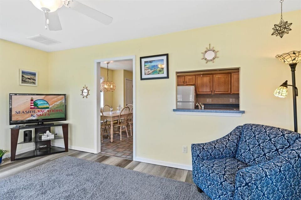 The Sunroom is just off the Kitchen.