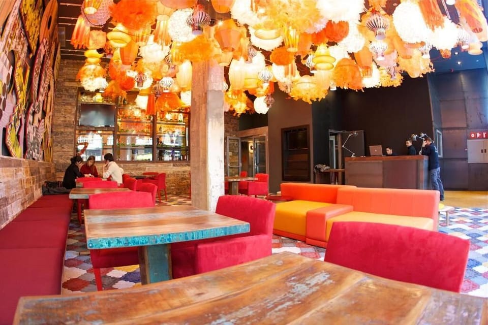 Bar located on the ground floor