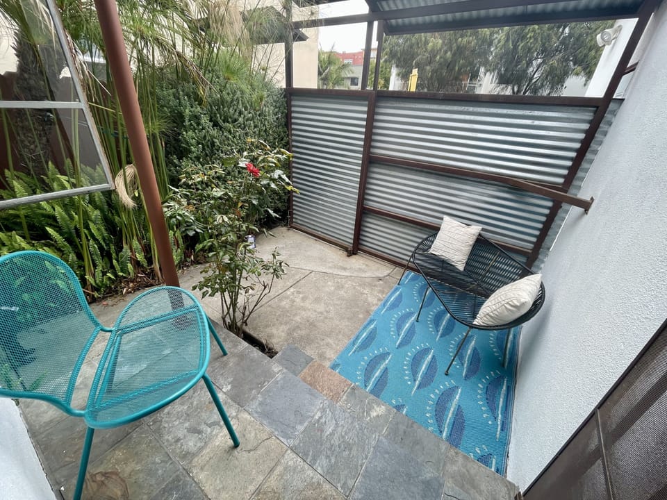 Outdoor patio area
