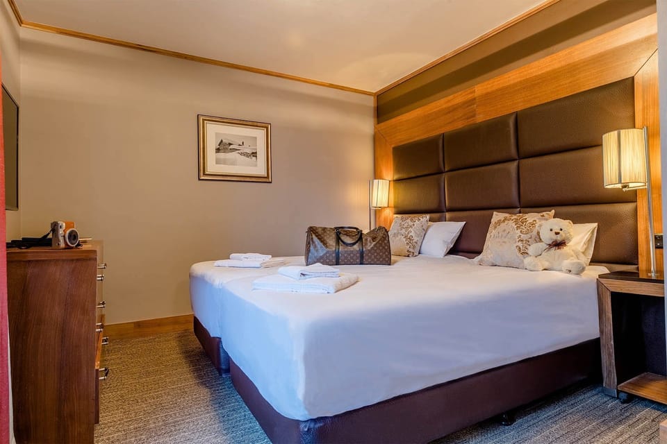 Bedrooms are comfy and feature either a Double bed or 2 Single beds.