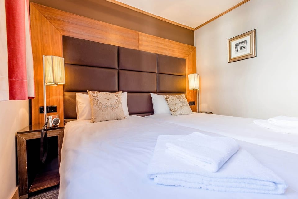 Get a peaceful night sleep in our cozy bedroom.