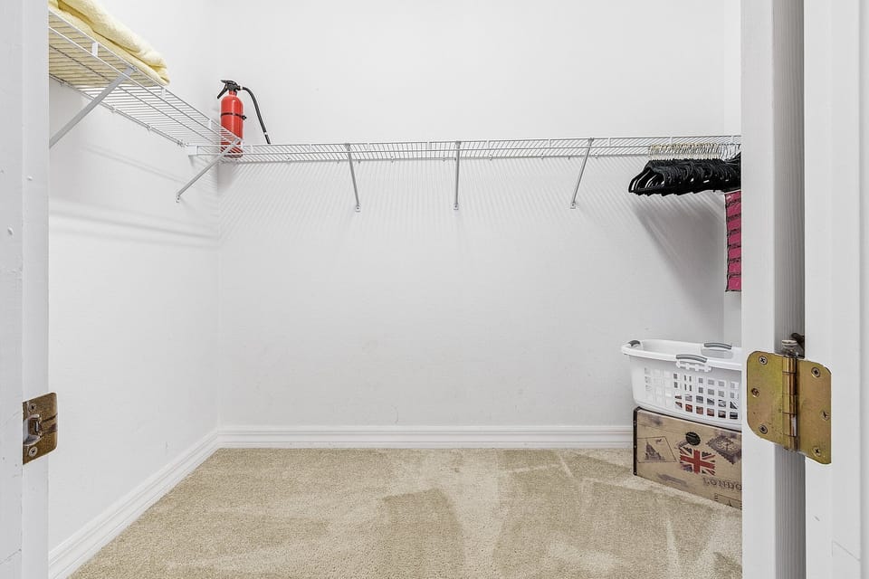 large walk in closet