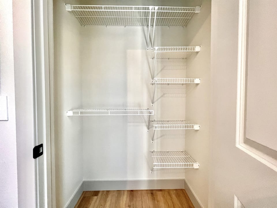 Space for storing your personal belongings