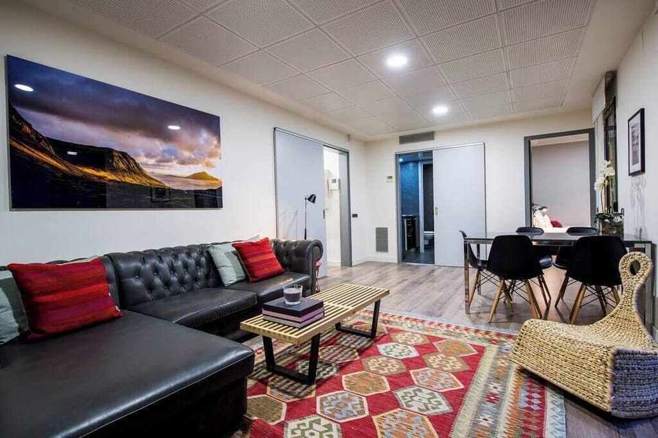 Living room and dinning room