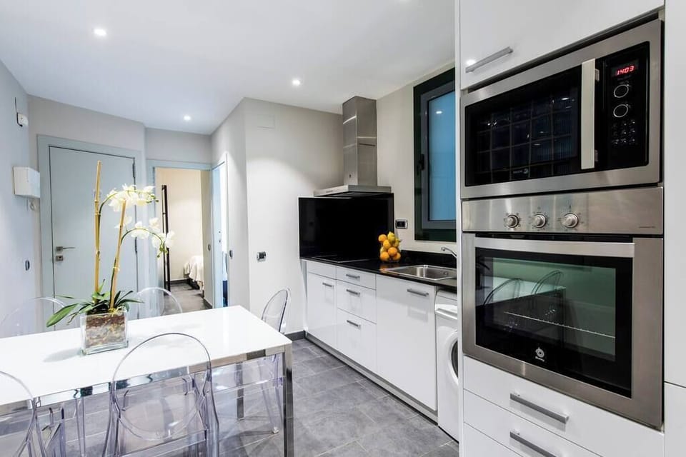 Opened kitchen and dinning room