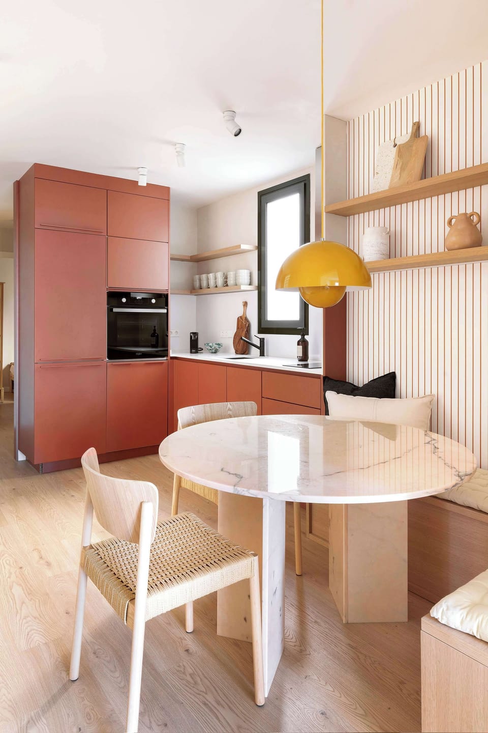 Kitchen and dining area