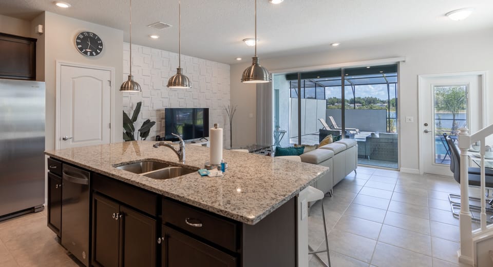 Indoors, Flooring, Room, Sink Faucet, Kitchen Island