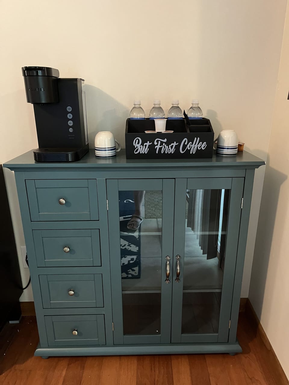 Coffee Bar in Primary Bedroom