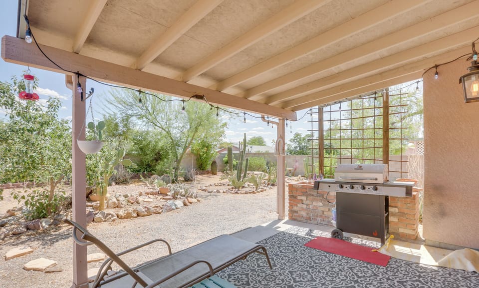 Tucson Vacation Rental | 3BR | 2BA | 1,594 Sq Ft | Small Step for Entry