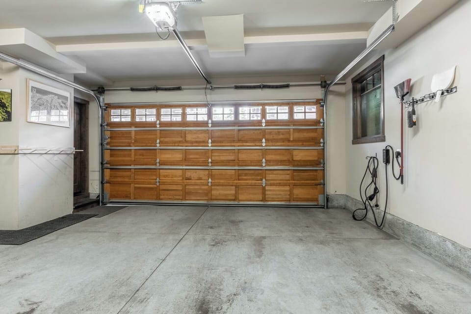 An oversized private two-car garage offers rare convenience at Canyon Lodge — room for vehicles and gear alike.