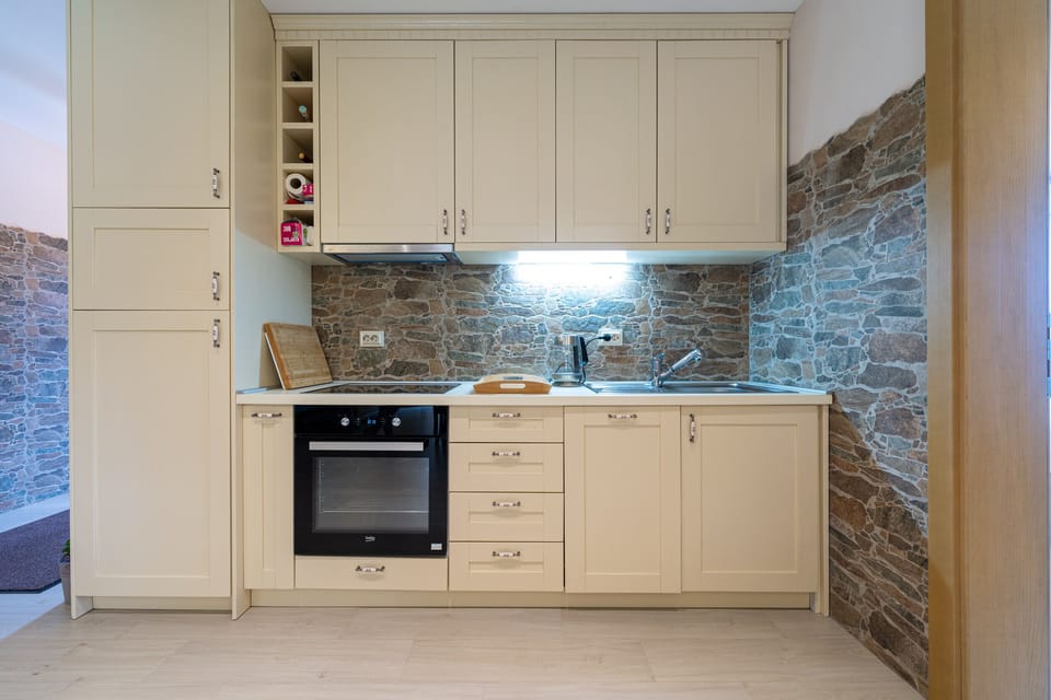 Fully equipped kitchen on the ground floor