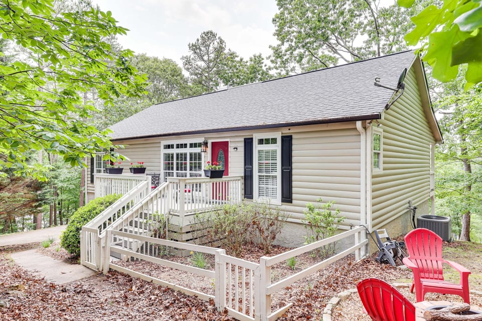 Exterior Space | On-Site Parking | Fire Pit | Covered Deck