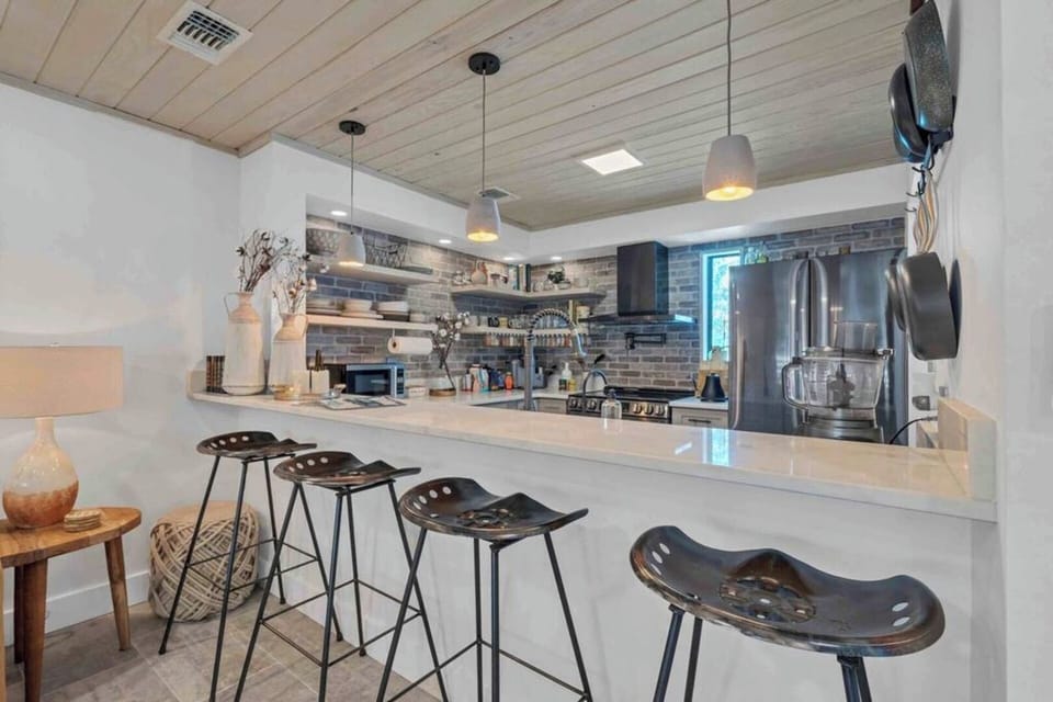 Elegant dining space with seating for the whole family.
