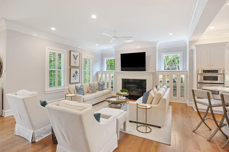 Open and spacious living room
