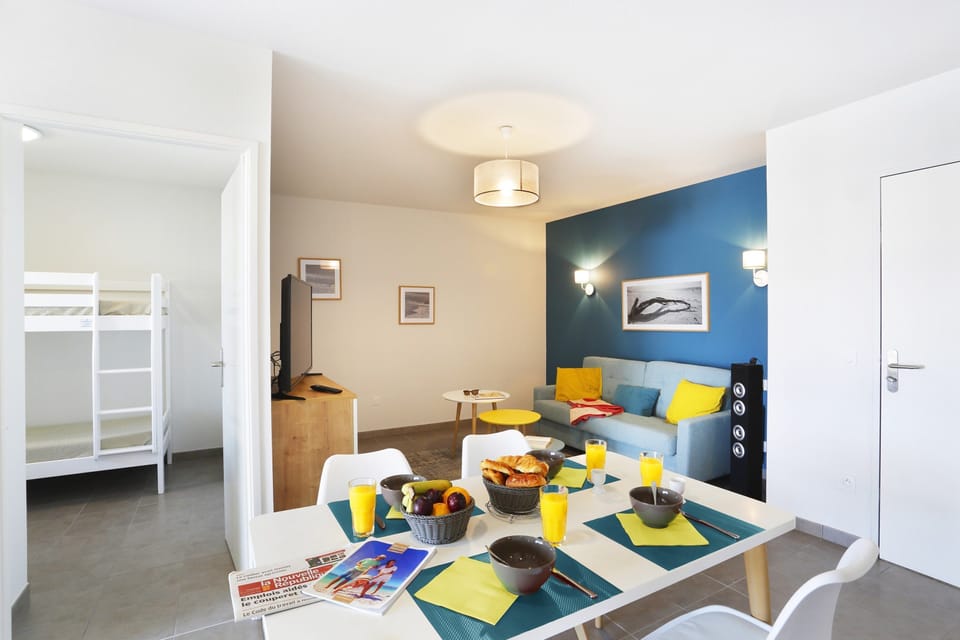 Spend time in the spacious living area with your group.