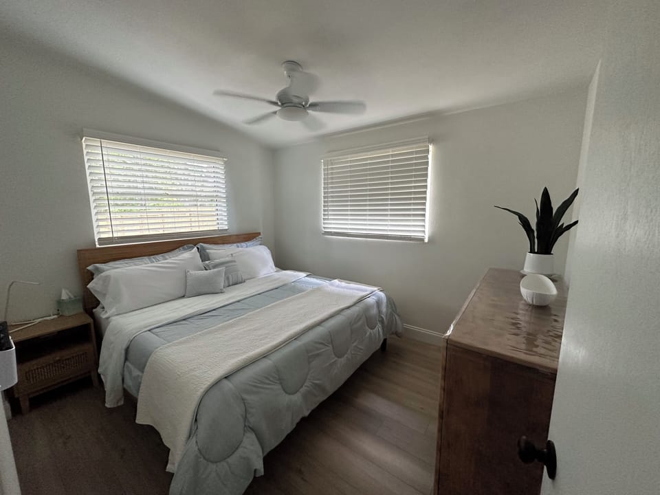 Bedroom #2 with a king size bed