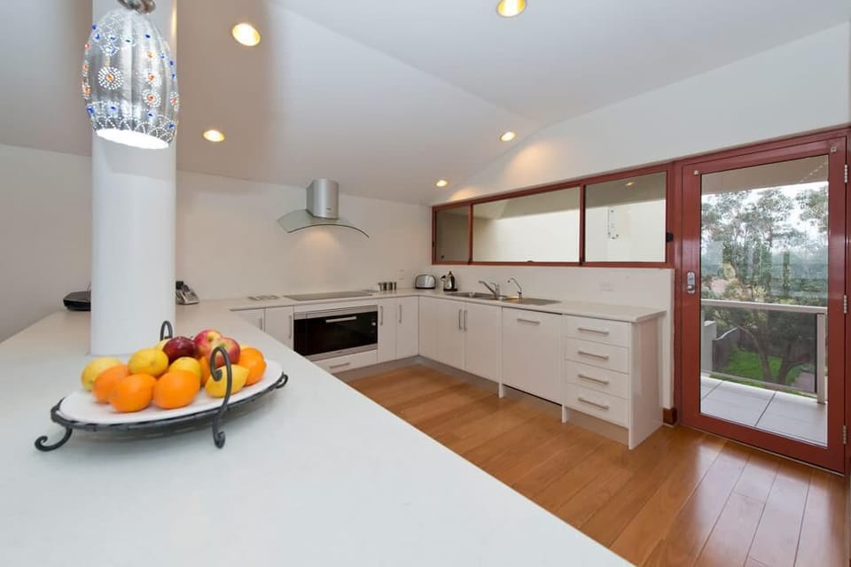 Kitchen - large with plenty of bench space
