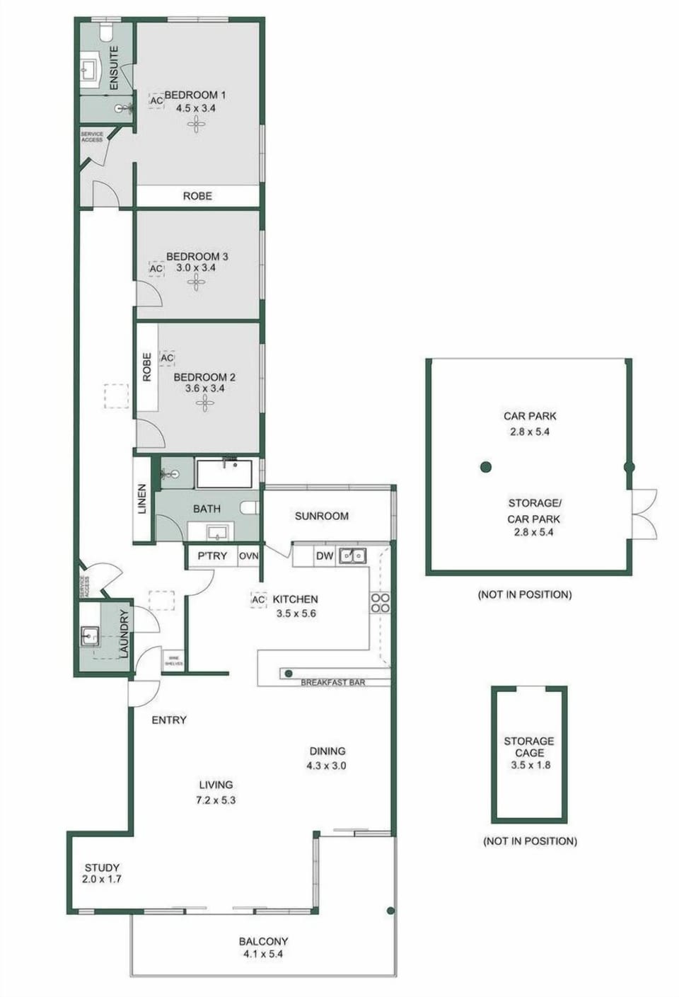 ON THE BEACH - Floorplan
