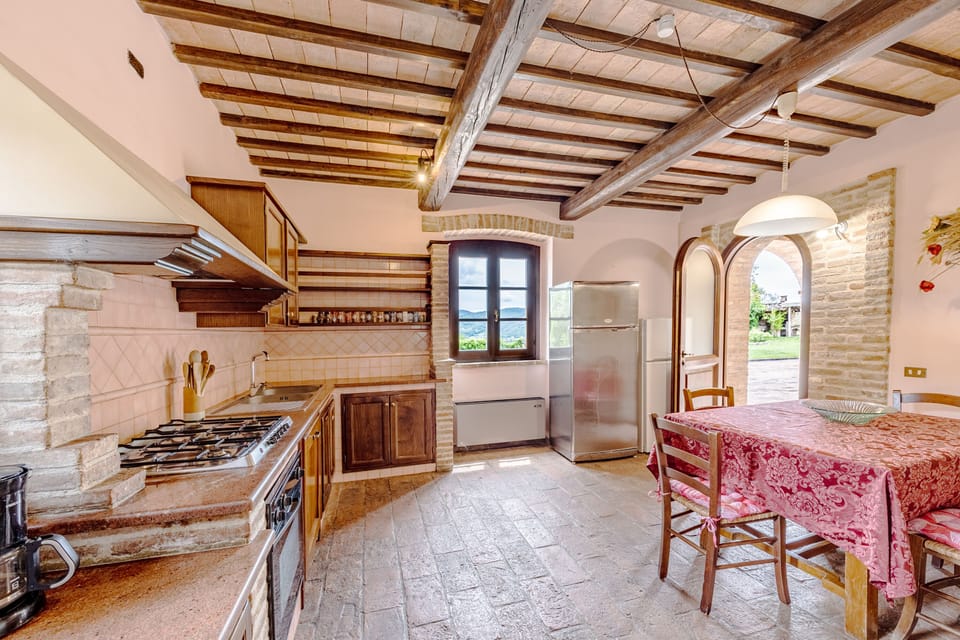 Kitchen and dining area