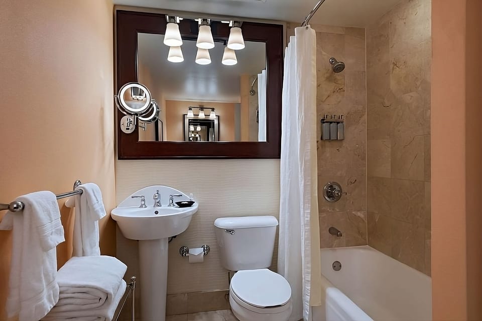 Enjoy a clean, convenient bath setup for easy daily routines.