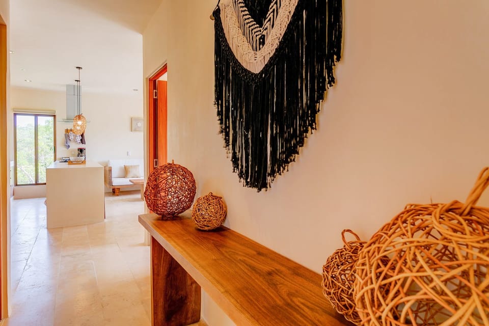 Lots of natural decor and details
