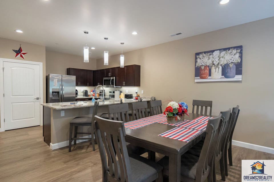 Dining Area and Kitchen
