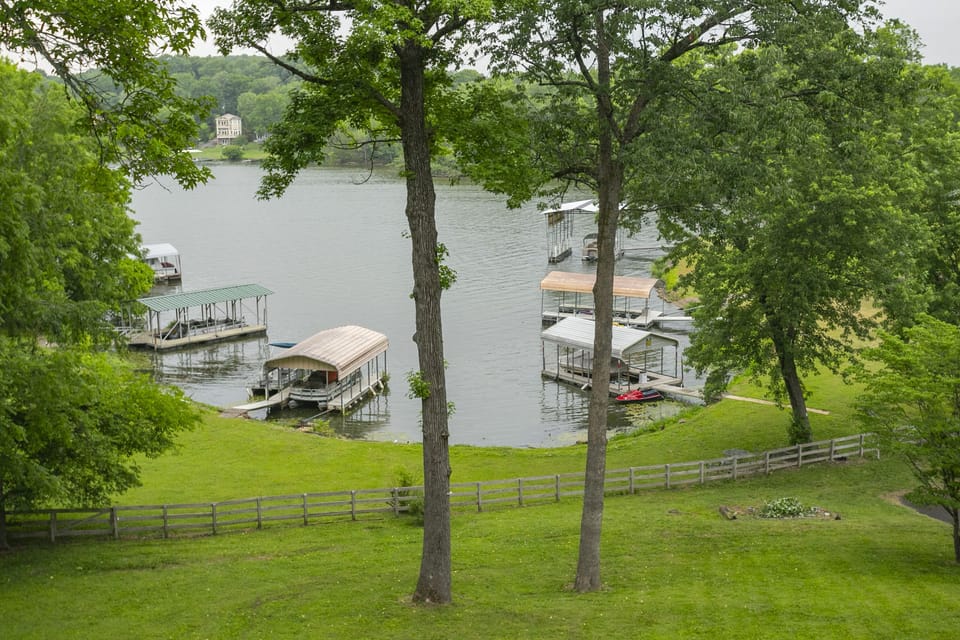 The dock on Old Hickory Lake