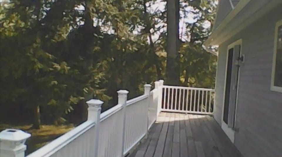 upper back deck of rental